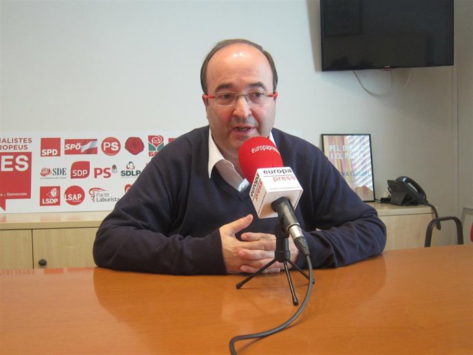 El primer secretario del PSC, Miquel Iceta. 