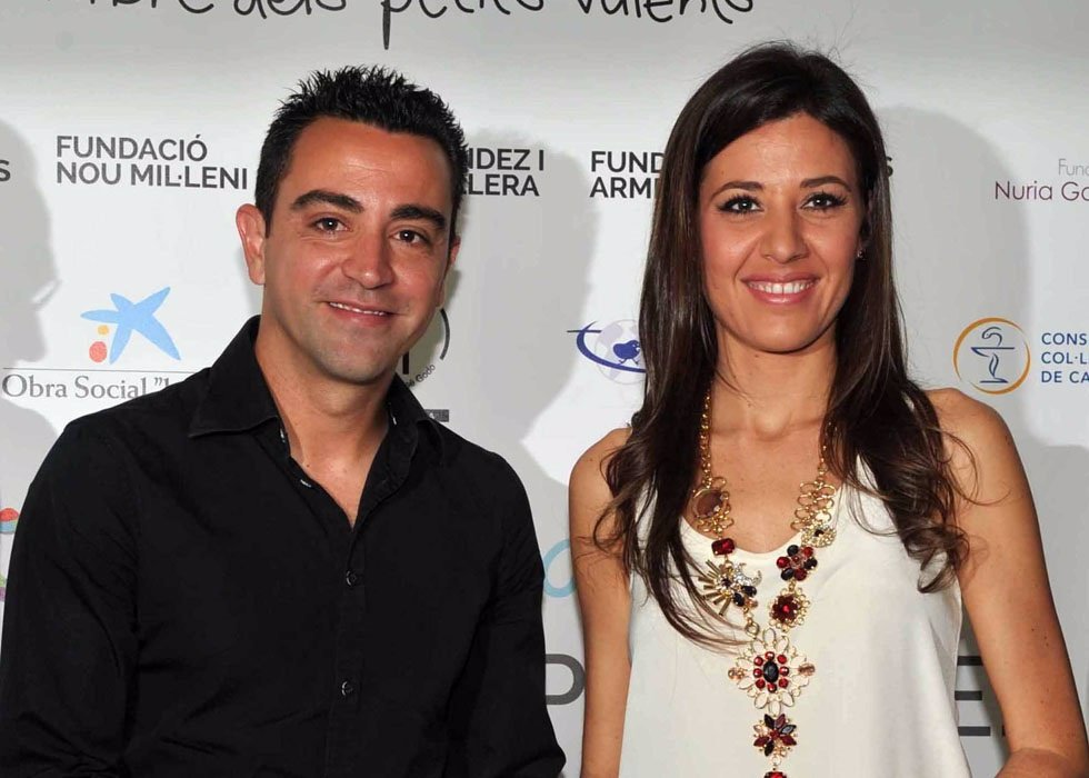 Xavi Hernández y su mujer Nuria Cunillera ya son papás