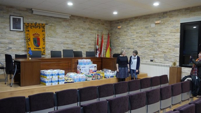 Donación para familias necesitadas