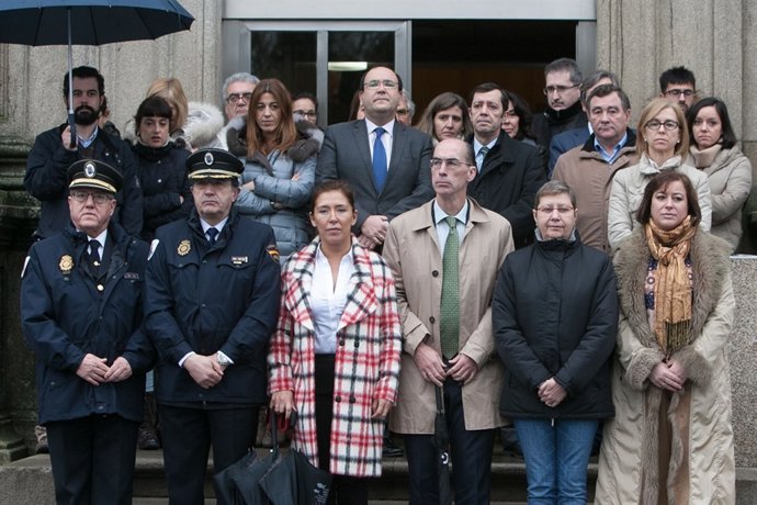 Concentracion de condena pola ultima vitima da violencia de xenero en galicia