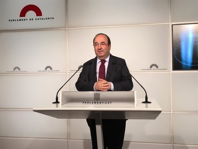 El líder del PSC, Miquel Iceta