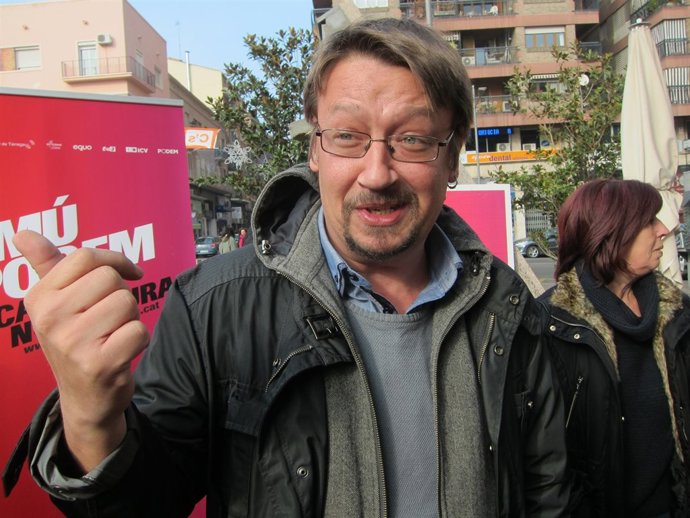 El candidato de EnComúPodem, Xavier Domènech