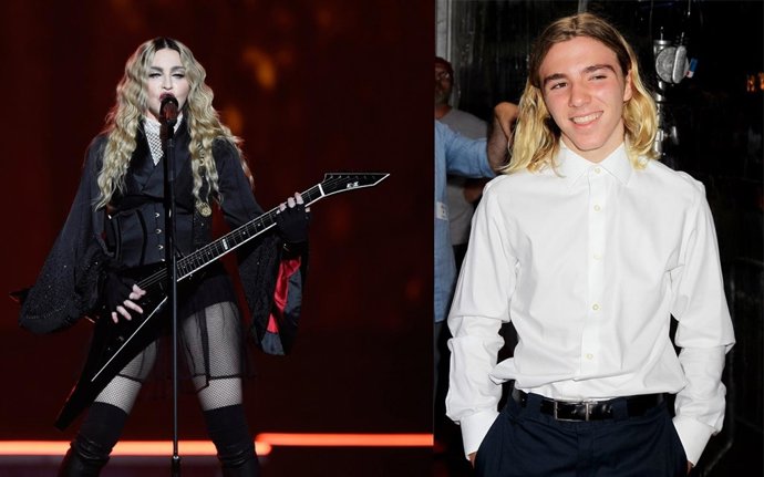 Madonna y su hijo Rocco