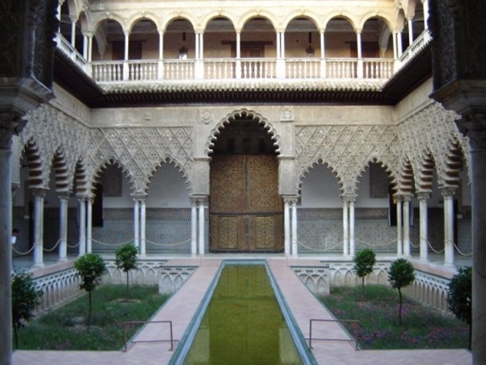 El patio de las Doncellas, en el Alcázar.