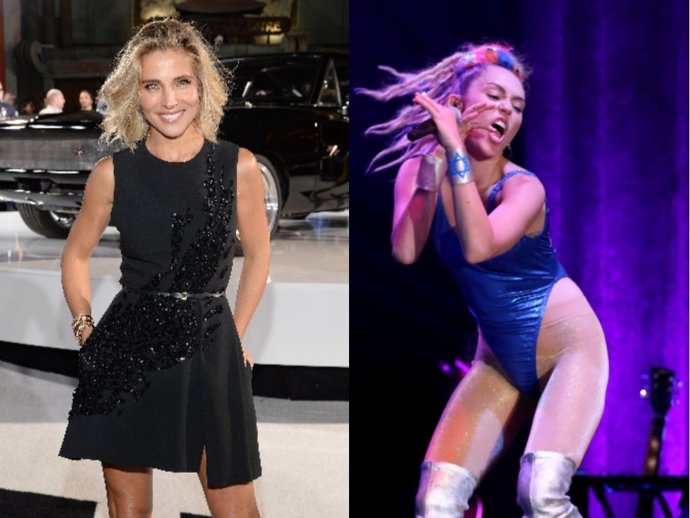 Elsa Pataky y Miley Cyrus