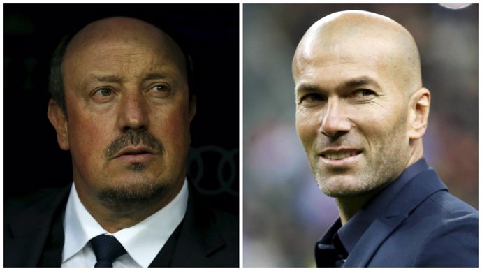 Zidane sustituye a Benítez en el Real Madrid