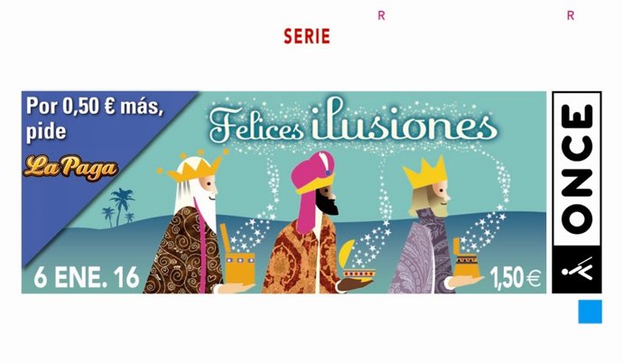 Reyes Mayos en el cupón de la ONCE