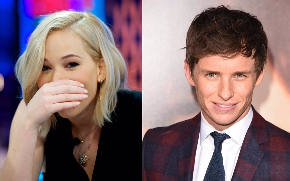 Jennifer Lawrence y Eddie Redmayne