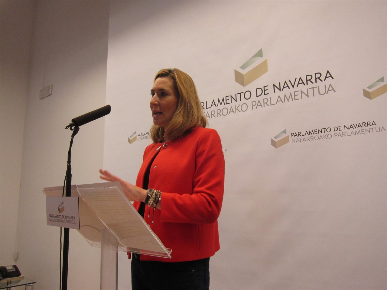 La portavoz del PPN en el Parlamento foral, Ana Beltrán