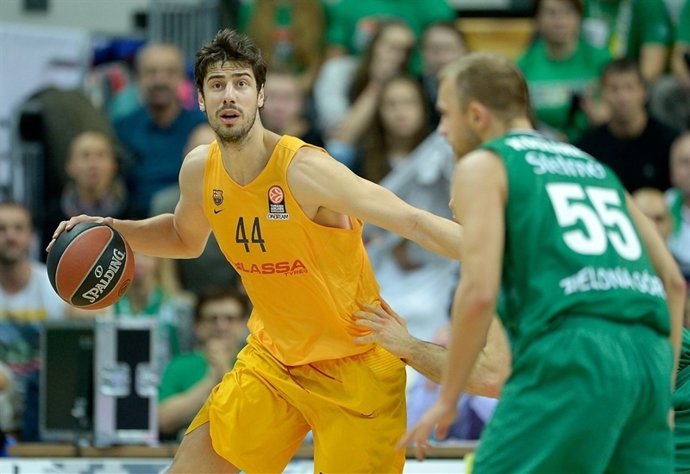 ZIELONA GORA - FC BARCELONA LASSA , Ante Tomic.