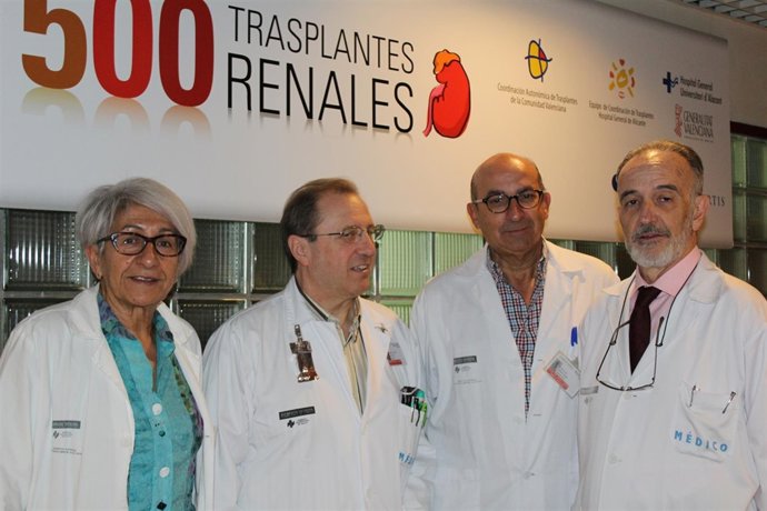 El General de Alicante, primero en trasplantes renales en la Comunitat 