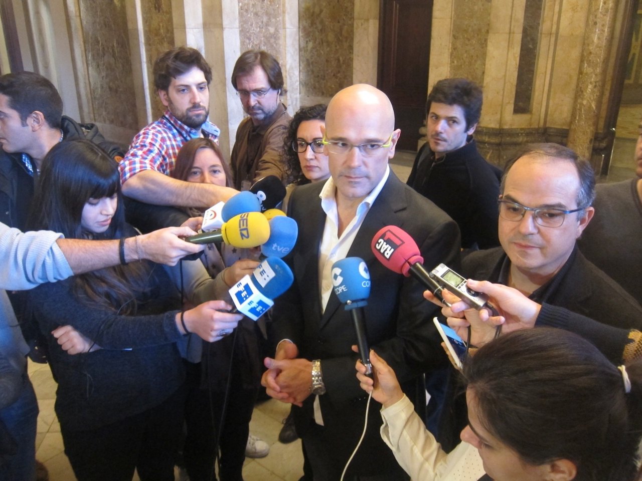 M.Rovira, R.Romeva,Jordi Turull (JxSí)