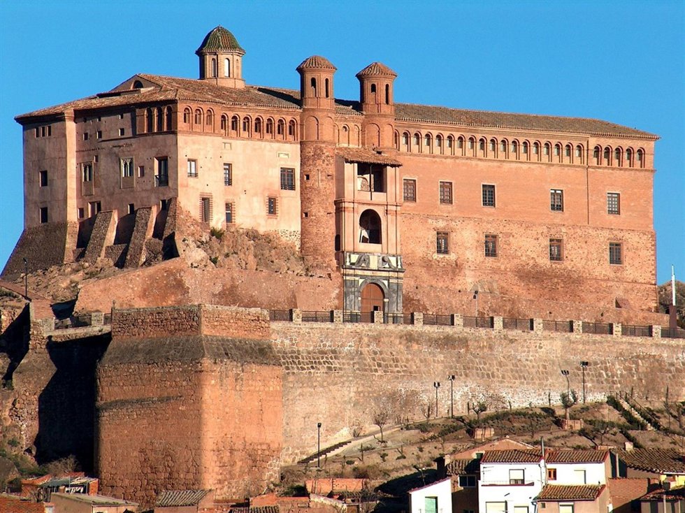 Castillo del Papa Luna en Illueca (Zaragoza)