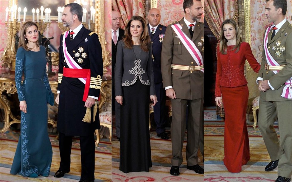 Pascua militar todos los looks de letizia