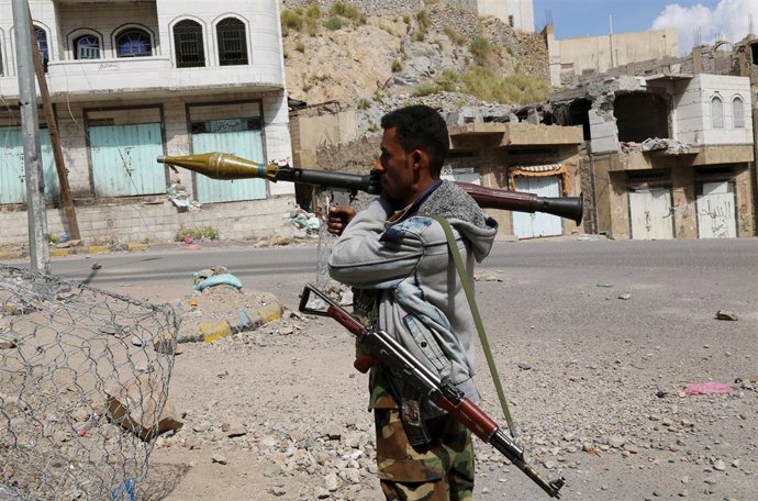 Miembro de fuerzas opositoras en Yemen