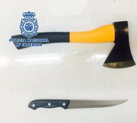 Detenido un atracador de hoteles que utilizaba un hacha para intimidar