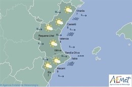 La Comunitat, en alerta amarilla por fuerte viento