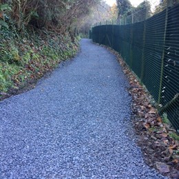 Camino desde Belmonte al cercado del lobo