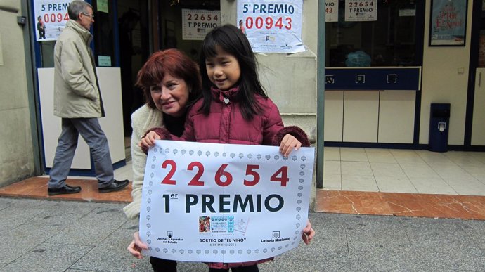 Primer premio de la Lotería del Niño 2016 vendido en Zaragoza