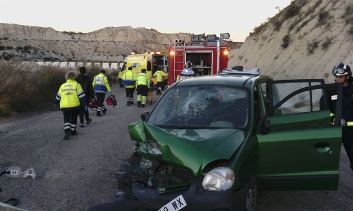 Accidente de tráfico en Albudeite