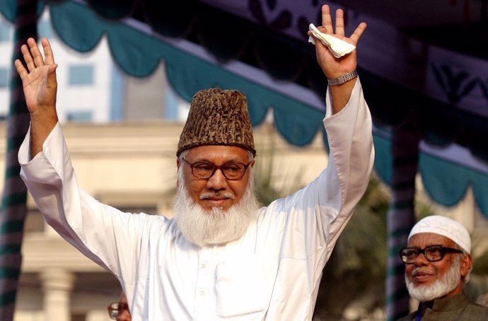 El líder del partido de Bangladesh Jaamat-e-Islami, Motiur Rahman Nizami