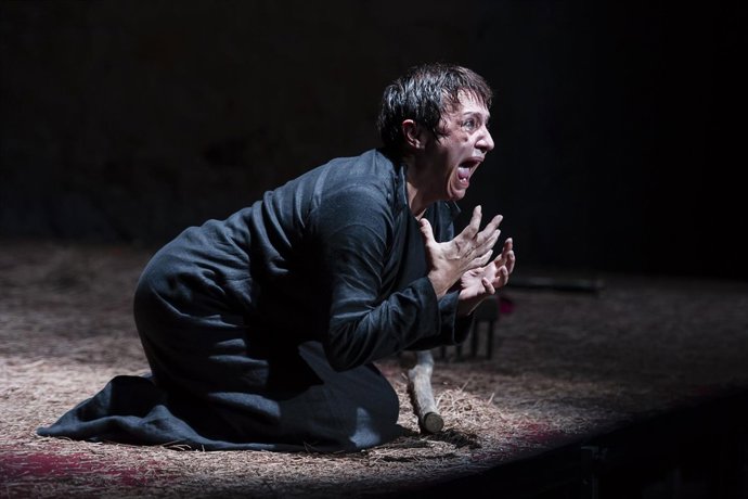 La actriz Blanca Portillo en la obra 'El testamento de María'