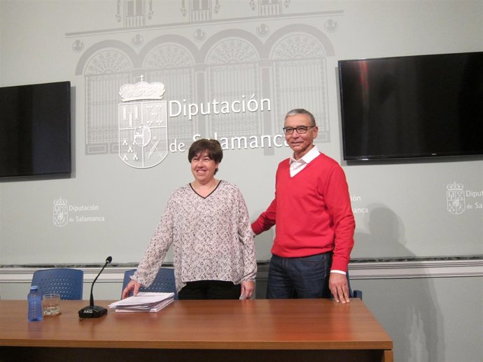 Los diputados socialistas Carmen García y Francisco Martín del Molino