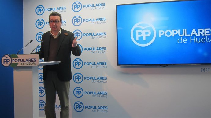 El presidente del PP de Huelva, Manuel Andrés González.