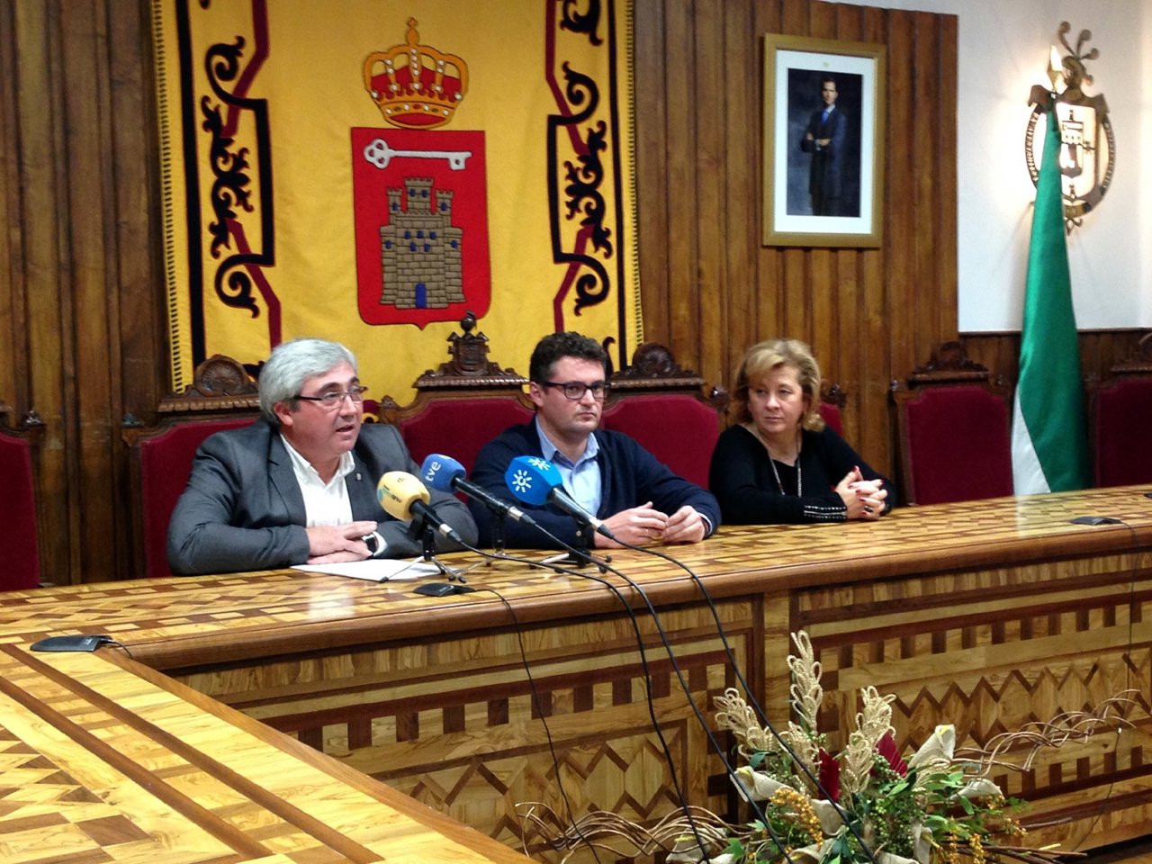 Bartolomé Cruz, Francisco Miralles y Teresa Vega