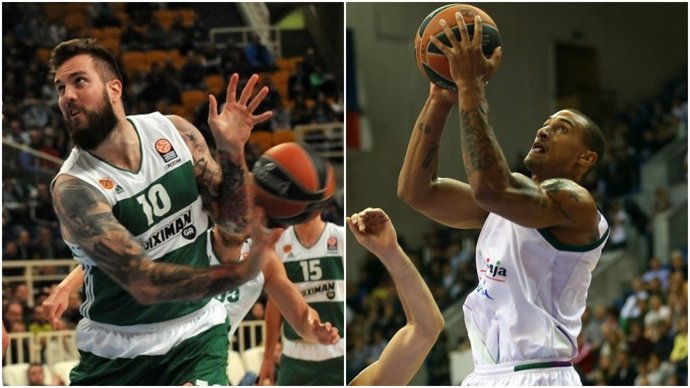 Raduljica y Edwin Jackson (Panathinaikos - Unicaja)
