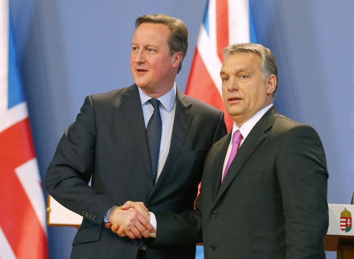 Orban recibe al primer ministro británico, David Cameron