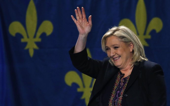 La líder del Frente Nacional francés, Marine Le Pen