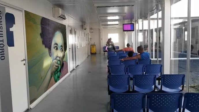 Grafitis para "humanizar" los hospitales de urgencias de Río de Janeiro