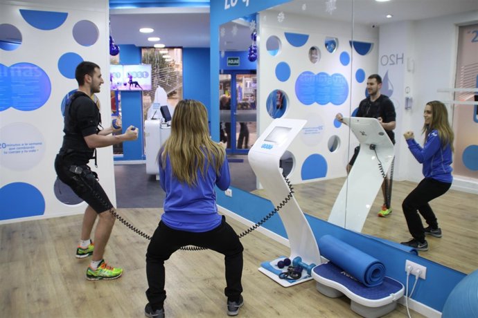 Sesión deportiva de EMS