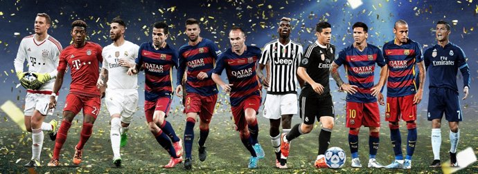 Once ideal de la UEFA
