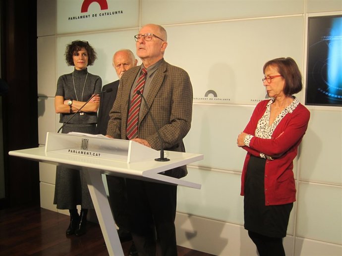 Rafael Ribó, Jose María Mena, Marta Torrecillas y Eva Labarta