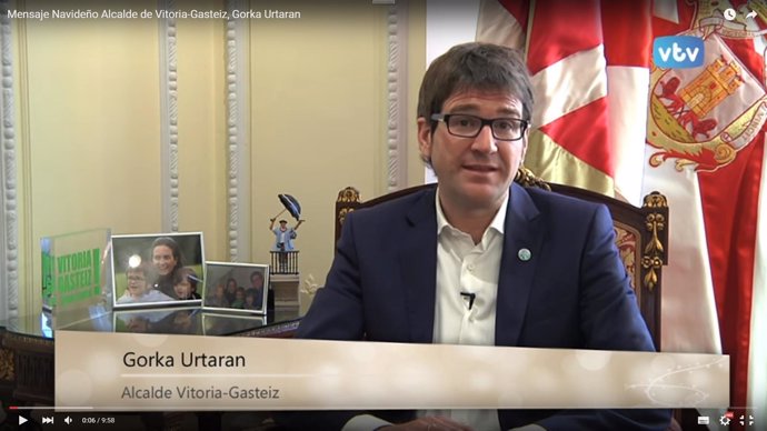 Mensaje de Navidad del alcalde de Vitoria, Gorka Urtaran (PNV)