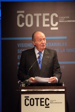 El Rey Juan Carlos en un foro de COTEC en Buenos Aires