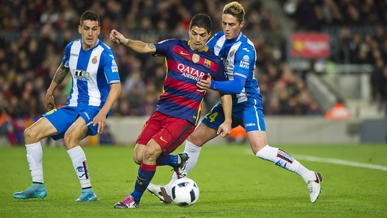 Luis Suárez en el Barcelona - Espanyol
