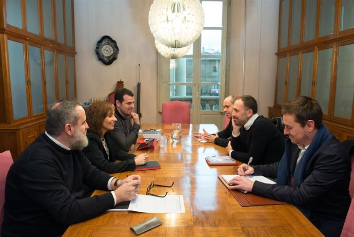 Reunión en Pamplona.