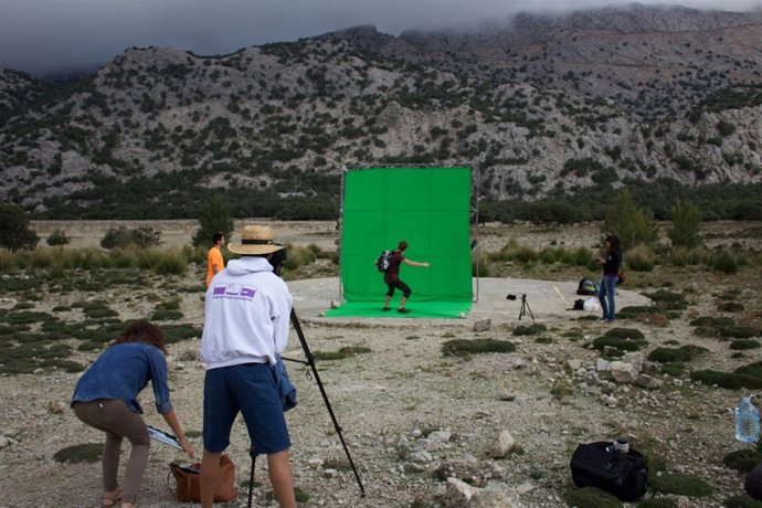 Rodaje de un corto realizado por alumnos del CESAG