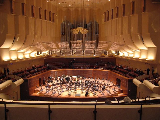 Sala de conciertos de la Orquesta sinfónica de San Francisco.