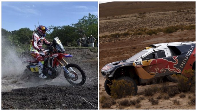 Barreda y Peterhansel en el Dakar 2016