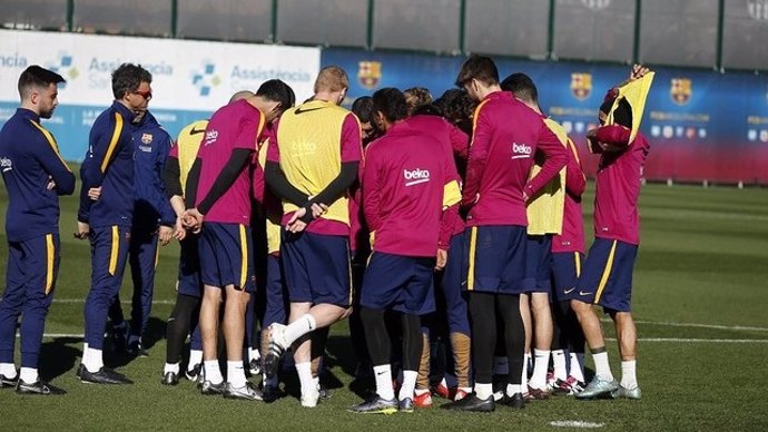 Barcelona entrenamiento