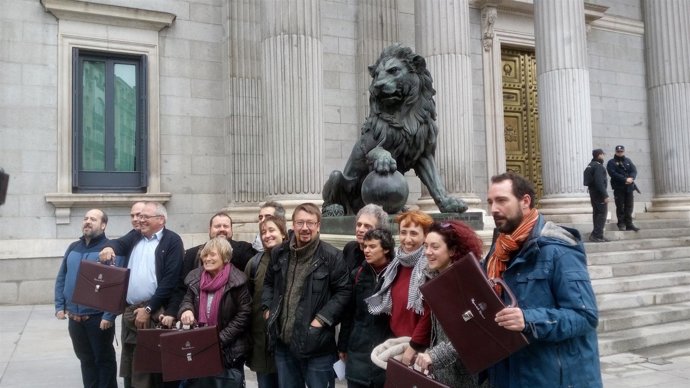 Diputados de En Común Podem en el Congreso