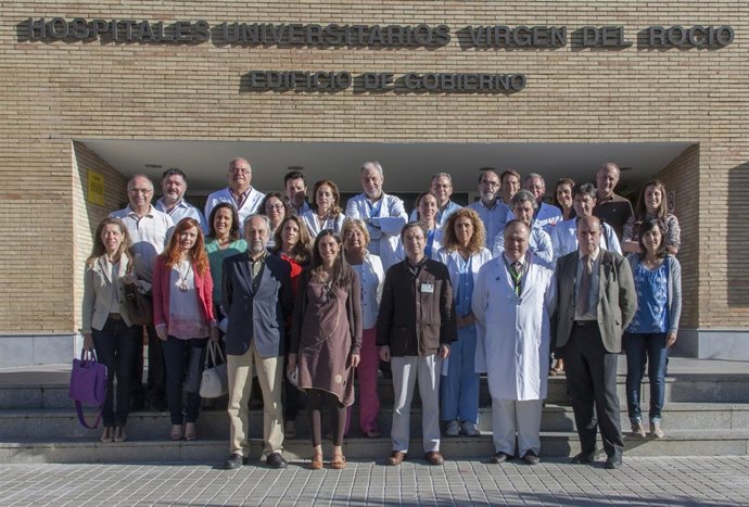 Profesionales del Hospital Virgen del Rocío de Sevilla