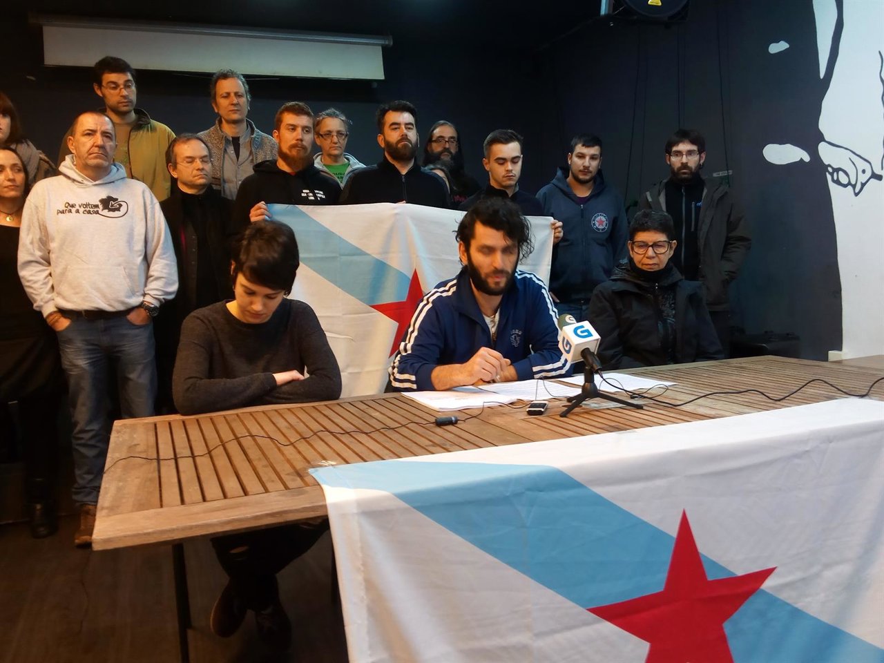 Convocatoria de manifestación contra suspensión de actividad de Causa Galiza