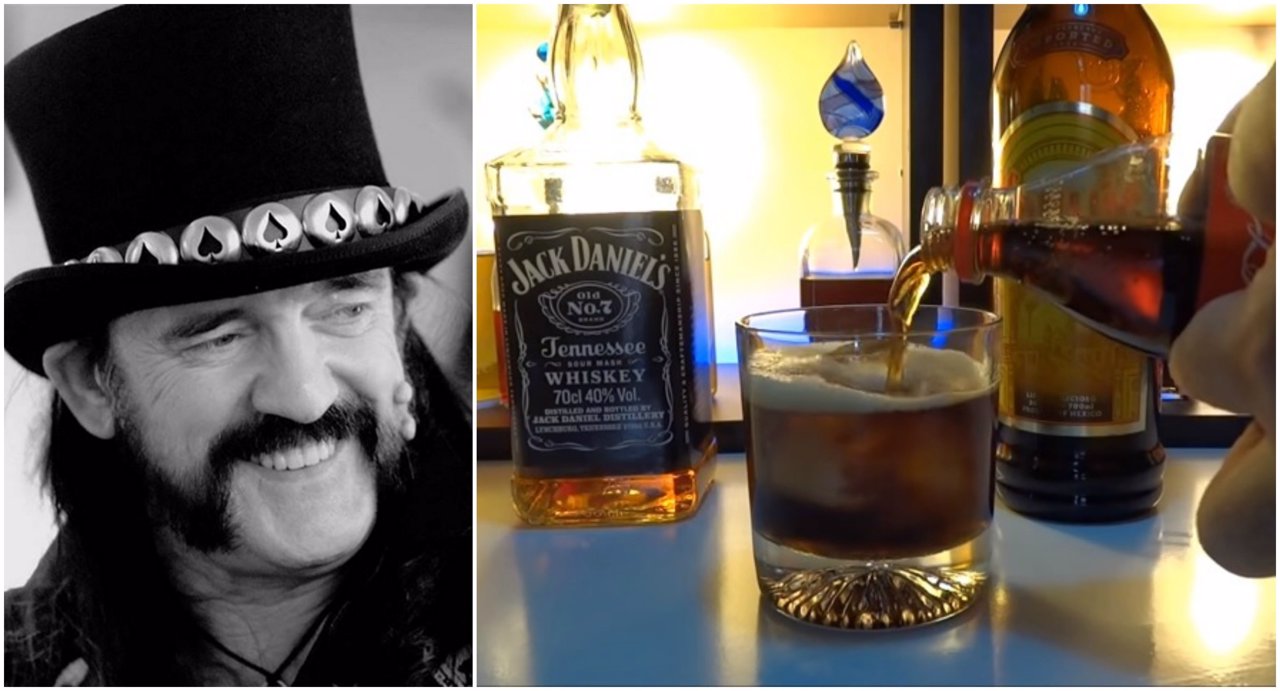 Lemmy Kilmister y un combinado de Jack Daniel's y Coca-Cola