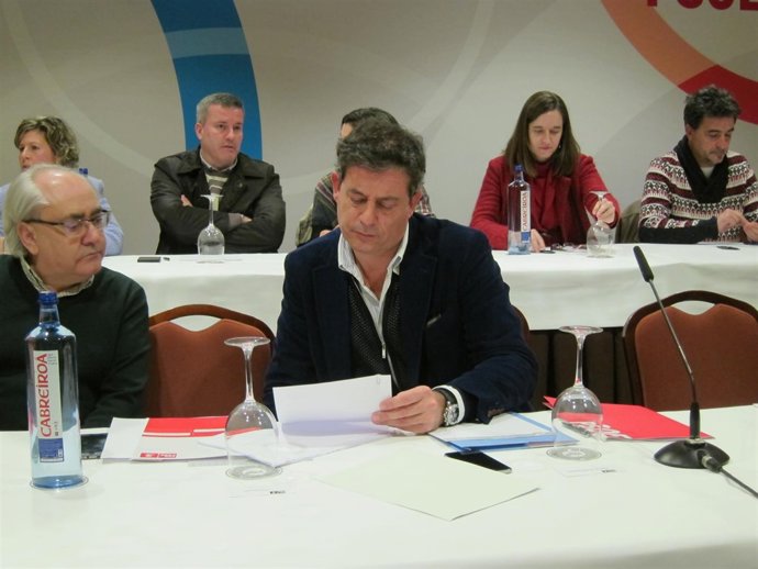 El secretario xeral del PSdeG, José Ramón Gómez Besteiro, este sábado