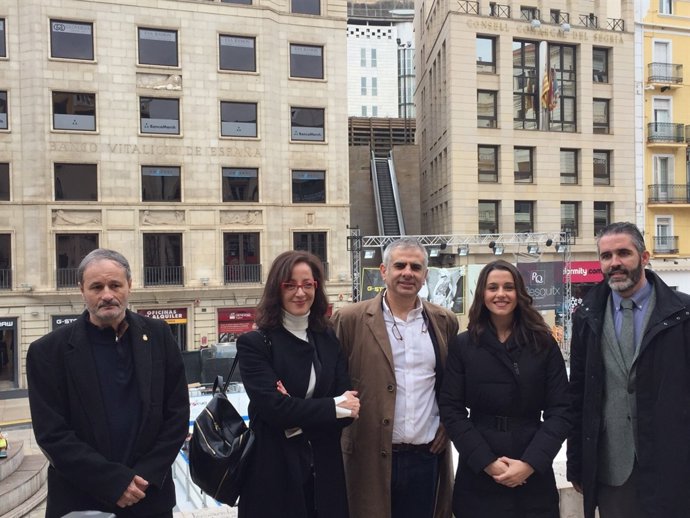 I.Arrimadas y C.Carrizosa, en un acto en Lleida